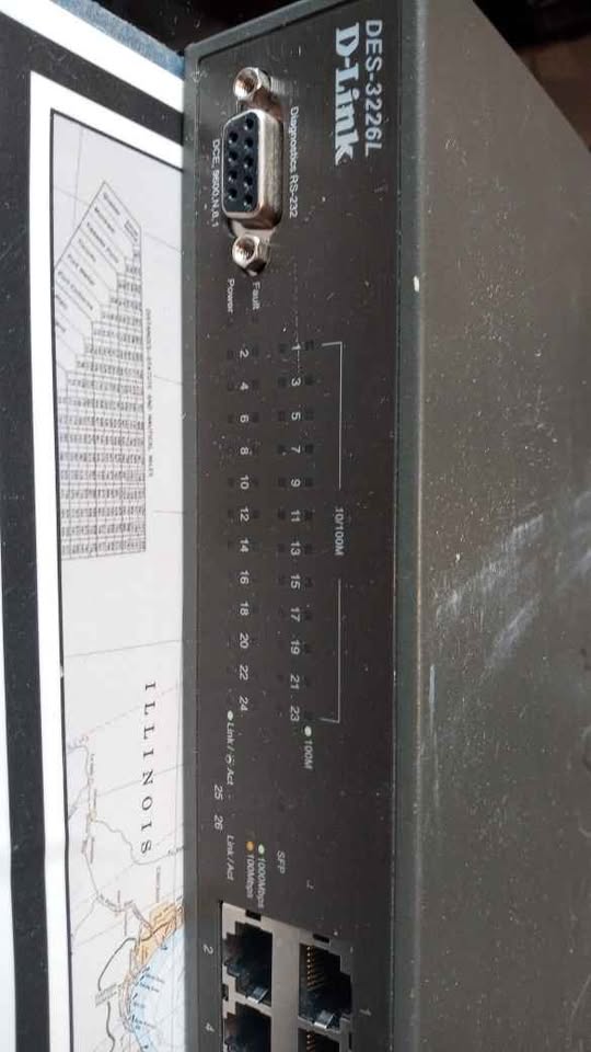 D-Link Gray 24 port Network Switch DES-3226L