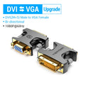 Vention DVI to VGA 24+5 Adapter DVI-I Male to VGA Female Converter 1080P for Computer Monitor TV Projector Cable VGA to DVI 1pc