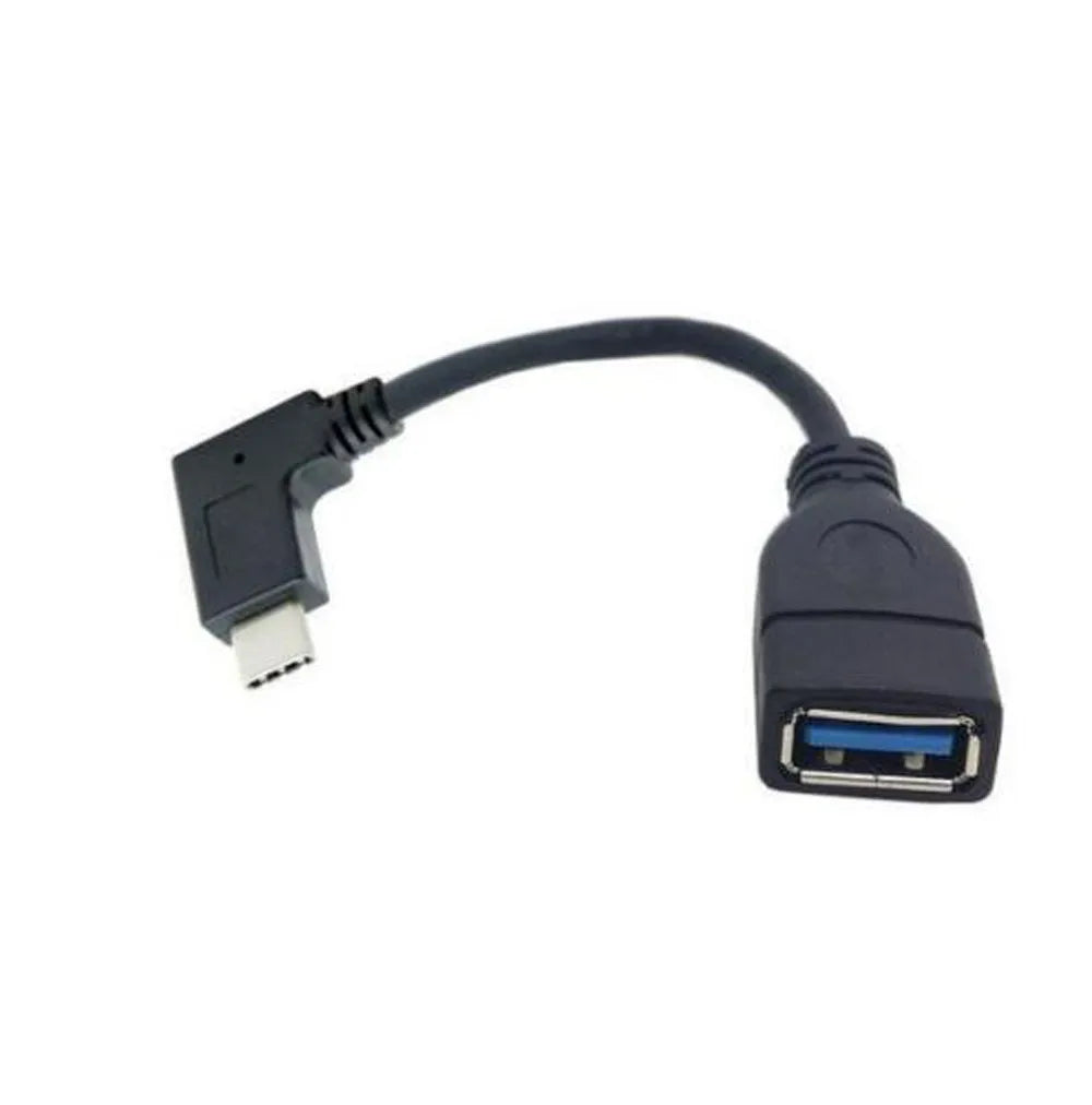 Type-C OTG to USB Female Adapter USB3.0 90 Degree Right Angled Cable