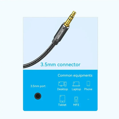 Vention RCA Cable 3.5mm to 2RCA Splitter RCA Jack 3.5 Cable RCA Audio Cable for Smartphone Amplifier Home Theater AUX Cable RCA