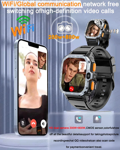 New For XIAOMI PGD Android Smart Watch Men GPS 16G/64G ROM Storage HD Dual Camera  2G 4G SIM WIFI Wireless Fast Internet Access