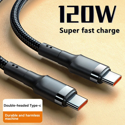 Xiaomi PD 120W Fast Charging For Samsung S24 USB C TO USB Type C Cable For iPhone 15 Plus Pro Max Xiaomi 14 Quick Fast Charger