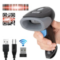1D/2D Barcode Reader USB Wired/Wireless 2.4G Bluetooth Handheld Bar Code QR Code Scanner CMOS Image High-speed Decoding U20