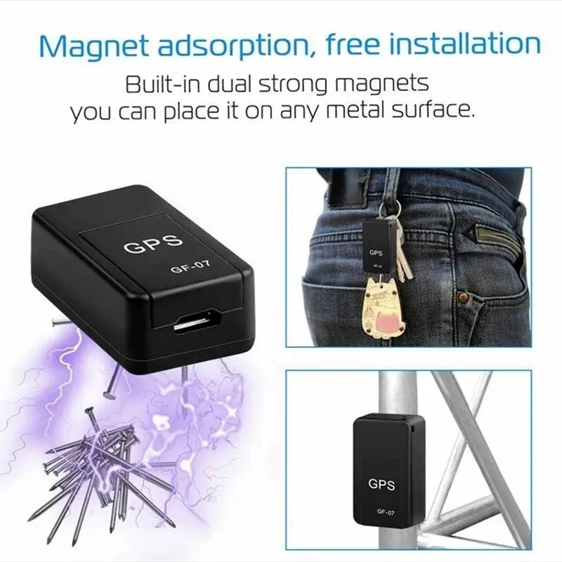 Gps Locator Remote Small Strong Magnetic Car Vehicle Anti-Theft and Loss Prevention Tracker Car Tracking Device Gf-07
