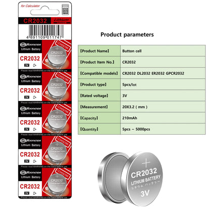 CR2032 Lithium Button Coin Cell 2032 Battery Compatible with AirTag Key FOBs calculators Coin counters Watches 2-40pcs etc