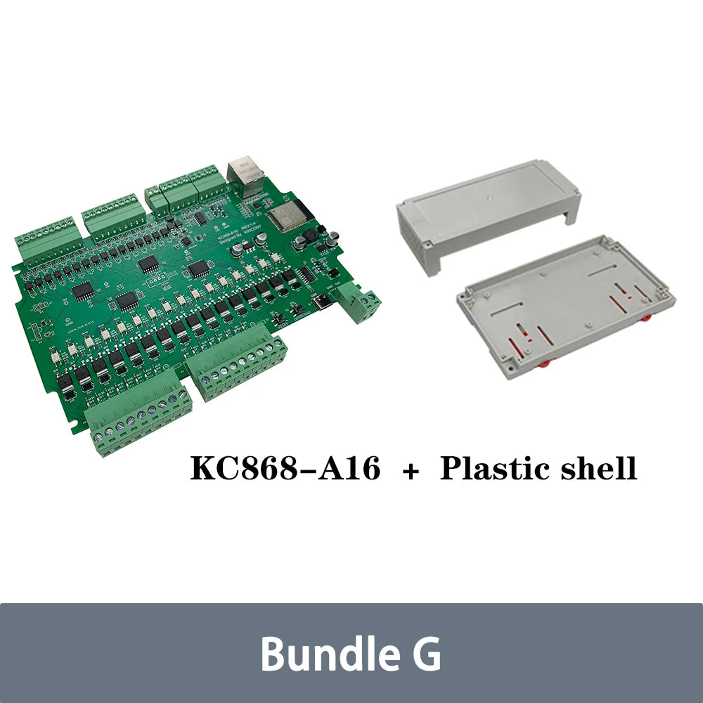 KC868-A16 Ethernet Relay Network ESP32 Development Board Wifi Switch MQTT TCP Web HTTP ESPhome Home Assistant Tasmota DIY Module