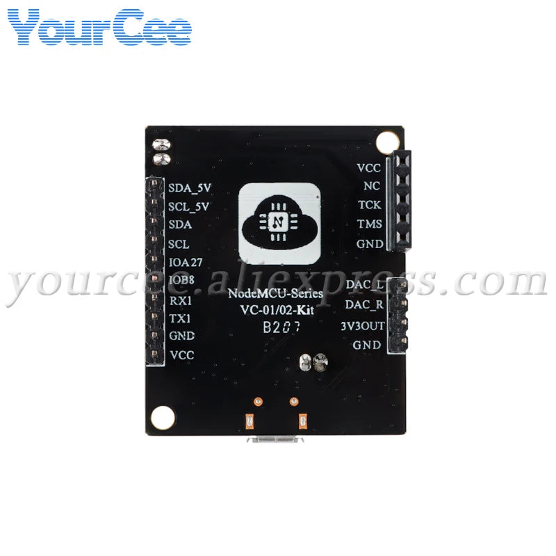 2pcs/1pc VC-02 VC-01 AI Intelligent Network-free Pure Offline Voice Development Board VC02 2MB Recognition English Sound Control
