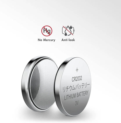 CR2032 Lithium Button Coin Cell 2032 Battery Compatible with AirTag Key FOBs calculators Coin counters Watches 2-40pcs etc