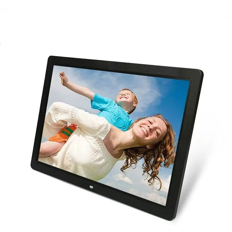 HBCBX 15.6-inch 2K digital photo frame 1920 * 1080, horizontal and vertical USB/SD video, music, picture Christmas gift