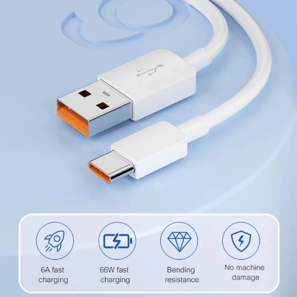 NNBILI 2024 NEW 6A 1M-14M Extra Long Micro/Type C USB C Charge Cable for Xiaomi Huawei PS4/5 Camera VR Android Phone Universal