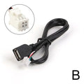 4/6 Pin Usb Cable Car Radio Accessories Black USB Navigation Cable For Android 2 Model H5O9