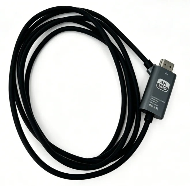 4K HD Video Conversion Cable Typec To Hdtv Same Screen Cable TV Computer 2 Meters Braided Screen Projection Cable