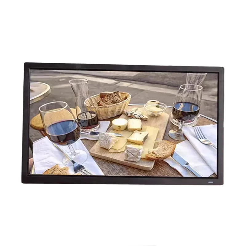 HBCBX 15.6-inch 2K digital photo frame 1920 * 1080, horizontal and vertical USB/SD video, music, picture Christmas gift