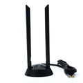 High Gain 2.4G 5.8G 5G Dual Frequency Extension Cable External Antenna  Magnetic Suction Base For ASUS Wifi Router Wireless Card