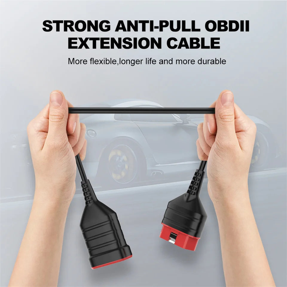 THINKCAR Thinkdiag OBD2  Extension Cable 16 Pin Male to Female OBDII Extend Cable For Car Diagnostic Extender Cord Adapter