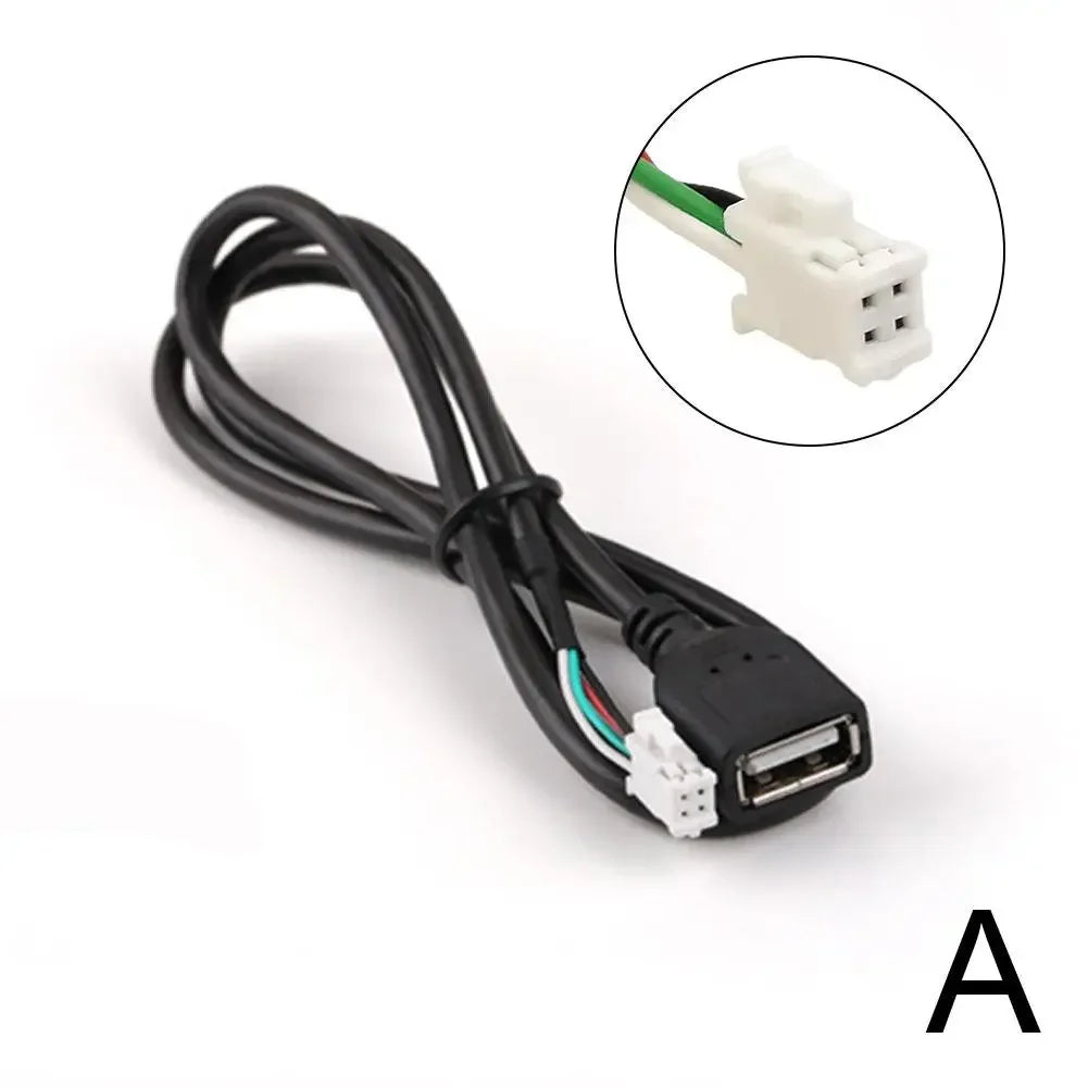4/6 Pin Usb Cable Car Radio Accessories Black USB Navigation Cable For Android 2 Model H5O9
