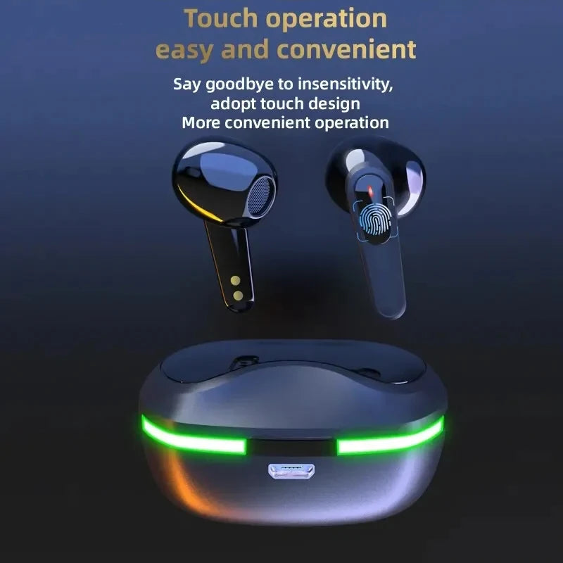 TWS Pro60 Bluetooth Earphones Wireless Headphones Noise Cancelling  with Mic HiFi Stereo Sports Earbuds for Smartphones