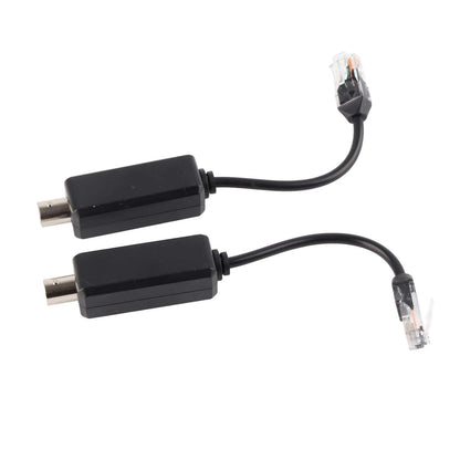 1Pair 10/100Mbps 1CH Passive IP Network Coaxial Transmitter Receiver Extender for IP NVR Camera Extender over Coax for NVR