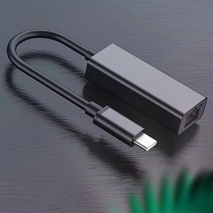 100/1000Mbps USB C External Ethernet Adapter Network Card Type C To RJ45 LAN Wired Internet Cable For MacBook PC Windows 7 8 10