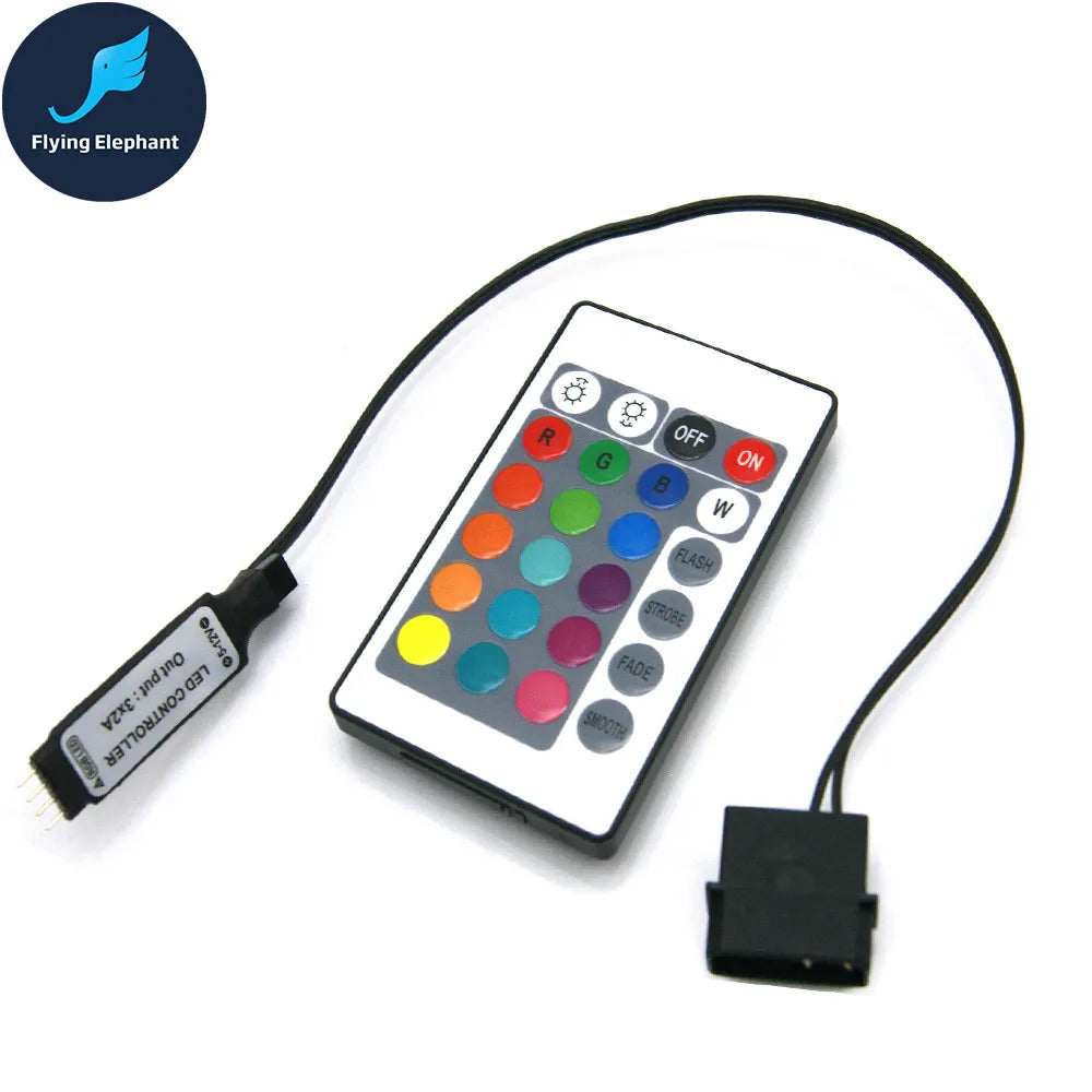 SYNC Motherboard Cable RGB Splitter 12V 4Pin 5V 3Pin Header Addressable RGB Hub Transfer Extension Cable For ASUS GIGABYTE MSI