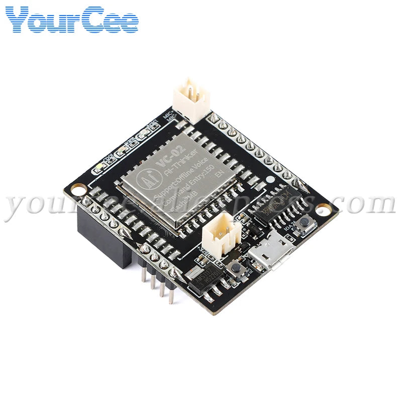 2pcs/1pc VC-02 VC-01 AI Intelligent Network-free Pure Offline Voice Development Board VC02 2MB Recognition English Sound Control