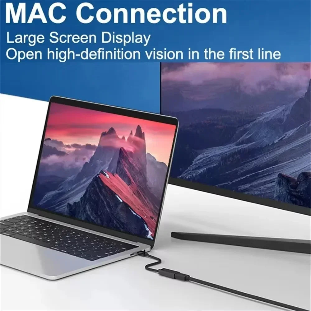 Mini Displayport Cable 4K Adapter 1080P Mini DP Male to HDMI-compatible Female For Apple MacBook Air Pro