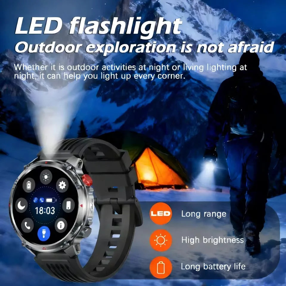 T-Rex 3 Pro Military Grade AGPS Smart Watch 5ATM Waterproof Dual-band GNSS Compass Altimeter AMOLED Swim Sports Smart Watch Men