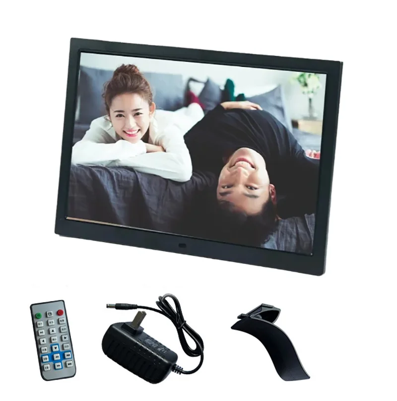 HBCBX 15.6-inch 2K digital photo frame 1920 * 1080, horizontal and vertical USB/SD video, music, picture Christmas gift