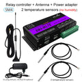 4G LTE SM4 GSM Relay Controller SMS Temperature Humidity Sensor Remote Control Smart Switch Automation for Gate Home Appliance