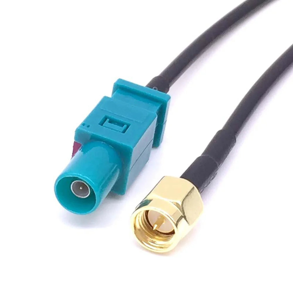 Universal Antenna Adapter Cable Fakra-Z Male To SMA Male Plug For GSM GPS DAB TV Antennas RG174 Cable