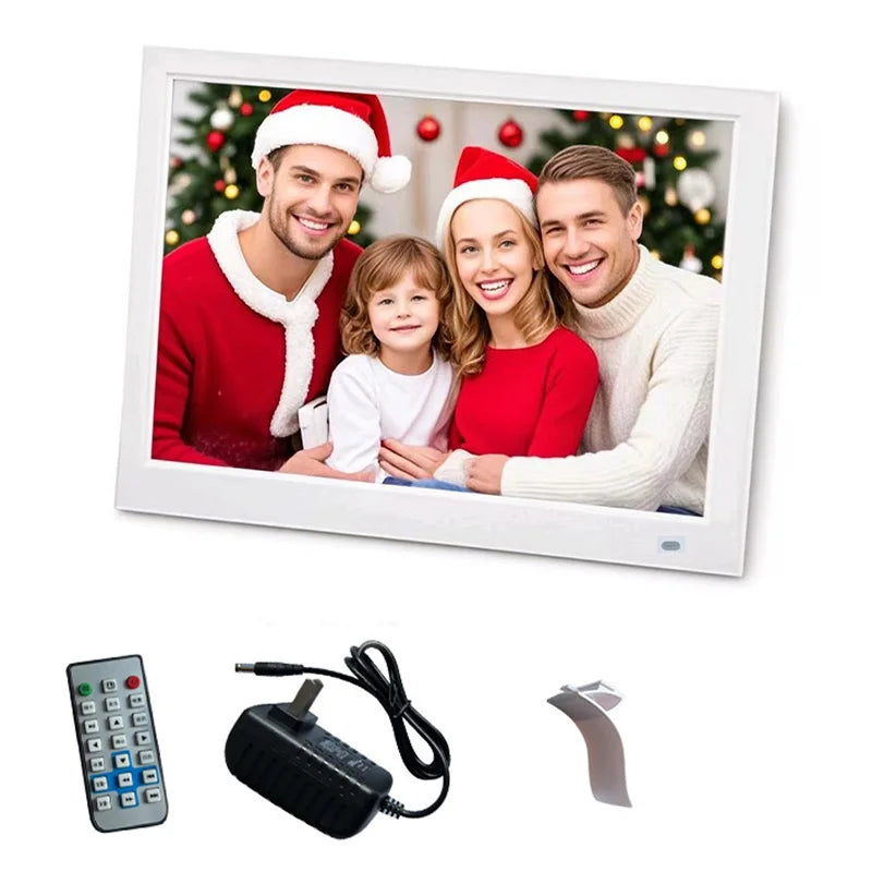 HBCBX 15.6-inch 2K digital photo frame 1920 * 1080, horizontal and vertical USB/SD video, music, picture Christmas gift