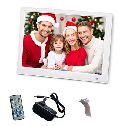 HBCBX 15.6-inch 2K digital photo frame 1920 * 1080, horizontal and vertical USB/SD video, music, picture Christmas gift