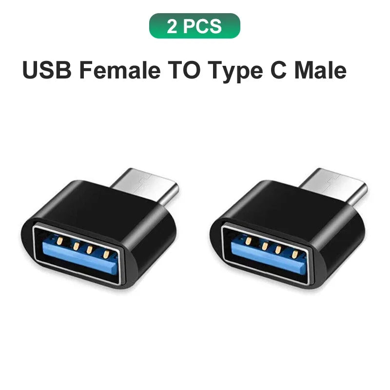 EXSKOF OTG USB 3.0 To Type C Adapter Type-c Female to USB Male Converter for Macbook Xiaomi Samsung OTG Connector