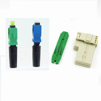SC APC Fiber Optic Fast Connectors Single Mode SC UPC Fiber Optic Quick Connectors Mechanical Adapter for FTTH CATV Network