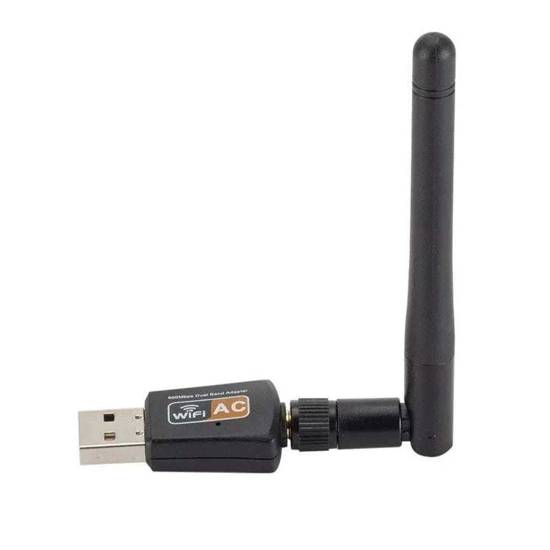 600Mbps USB Wifi Adapter 5GHz+2.4GHz USB2.0 Receiver Wireless Network Card Lan Wi-Fi High Speed Antenna 150Mbps USB WiFi Adapter