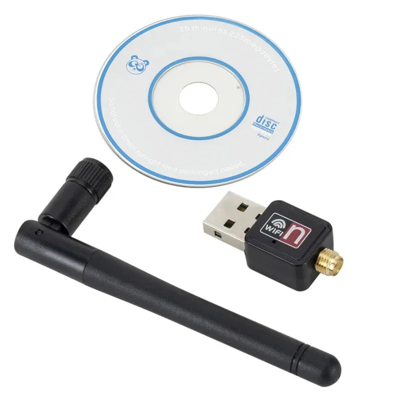 600Mbps USB Wifi Adapter 5GHz+2.4GHz USB2.0 Receiver Wireless Network Card Lan Wi-Fi High Speed Antenna 150Mbps USB WiFi Adapter