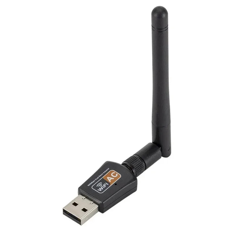 600Mbps USB Wifi Adapter 5GHz+2.4GHz USB2.0 Receiver Wireless Network Card Lan Wi-Fi High Speed Antenna 150Mbps USB WiFi Adapter