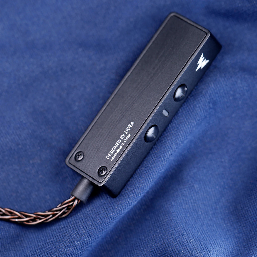 Whizzer DA1 Portable DAC USB C Amplifier, Mini USB C Dongle with Mic Volume Control for Headphones Smart Phones Earphones