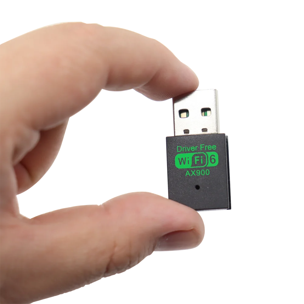 AX900 Network Card WIFI 6 Adapter 900Mbps USB Dongle 2.4G&5GHz Dual Band For Laptop Driver Free Wireless Wlan Receiver