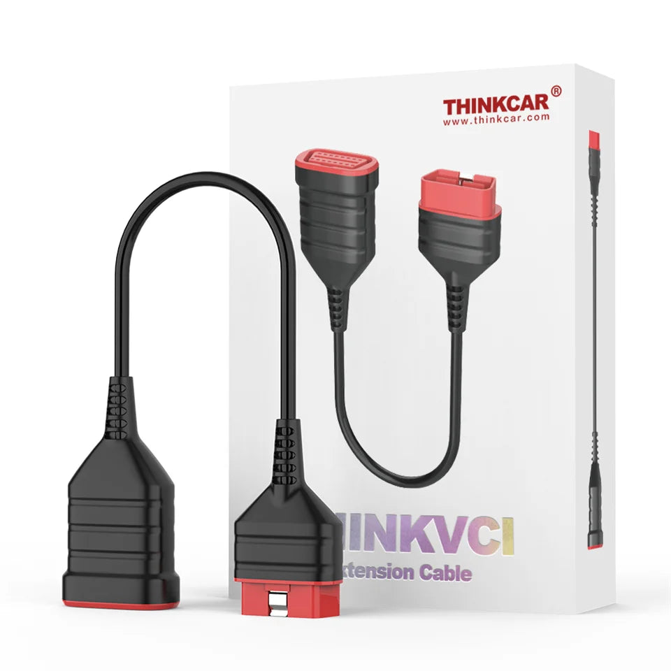 THINKCAR Thinkdiag OBD2  Extension Cable 16 Pin Male to Female OBDII Extend Cable For Car Diagnostic Extender Cord Adapter