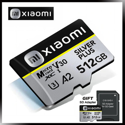 Xiaomi Micro SD Card High Speed Memory Card 128GB 256GB 512GB 1TB Cartao De Memoria Flash Memory TF Card C10 For XiaoMi Sandisk