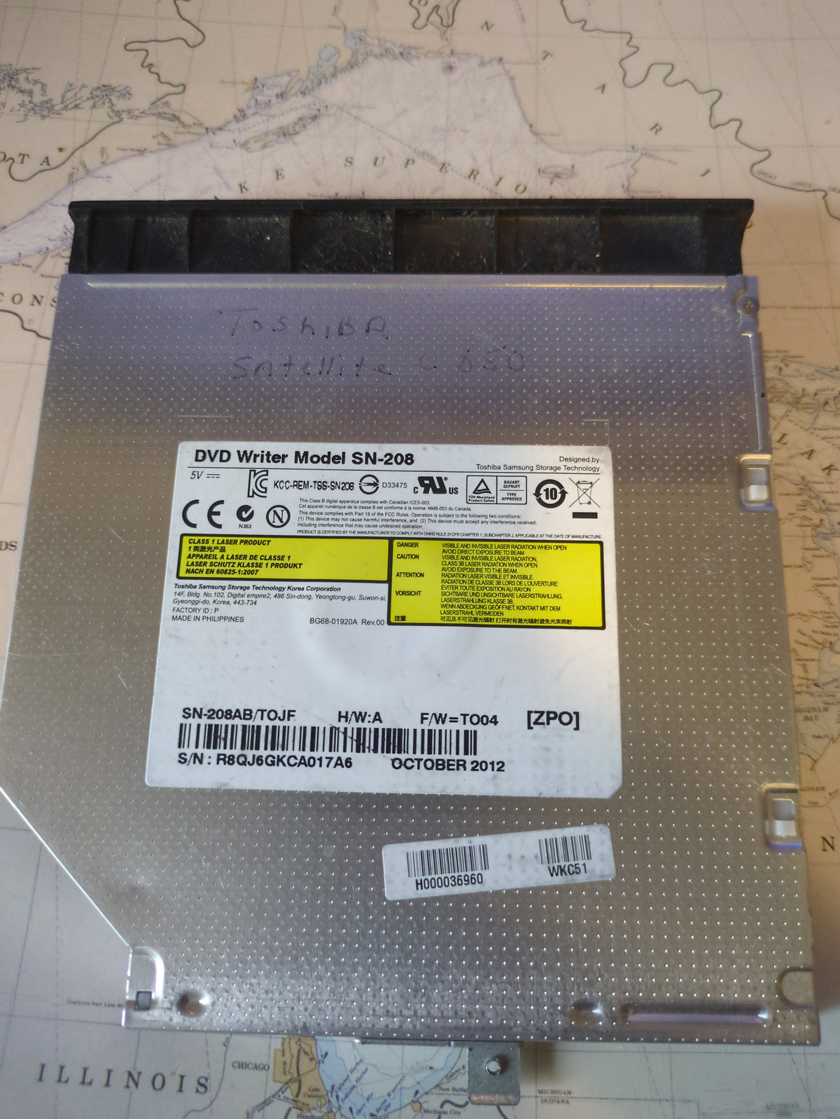 Toshiba DVD Writer SN-208DB