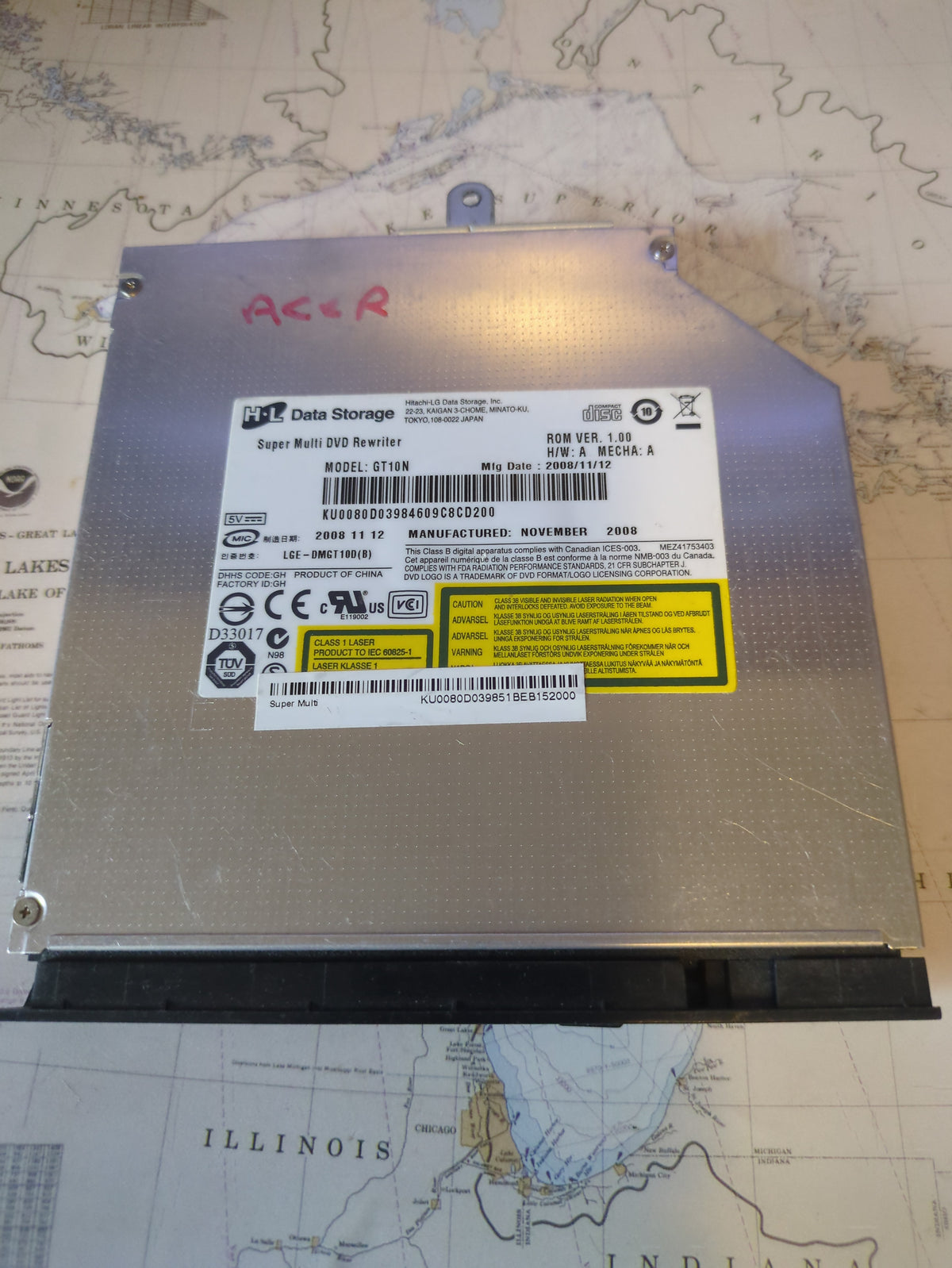 Acer Super Multi DVD Rewriter GT10N