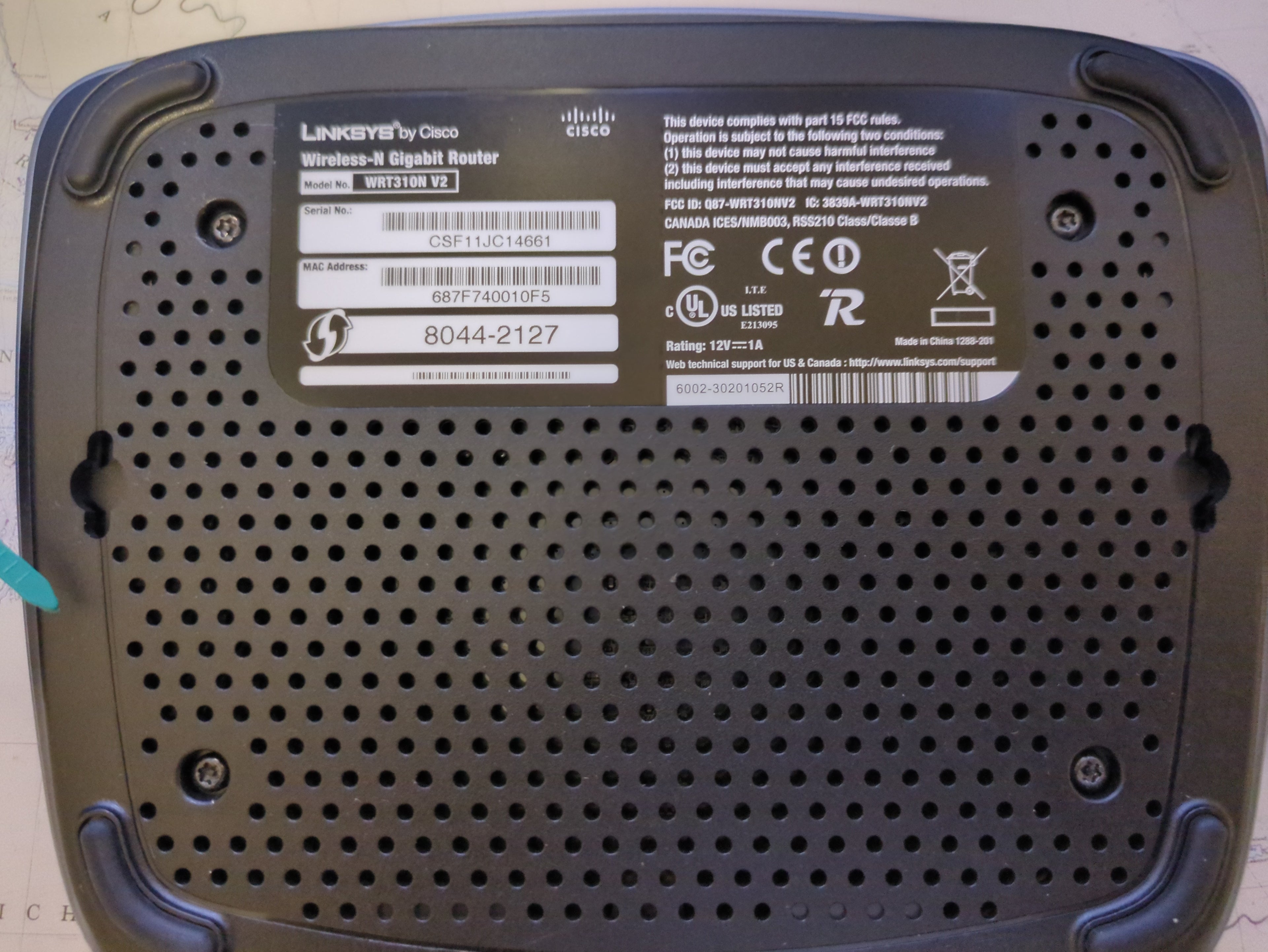 Linksys Cisco WRT310N V2